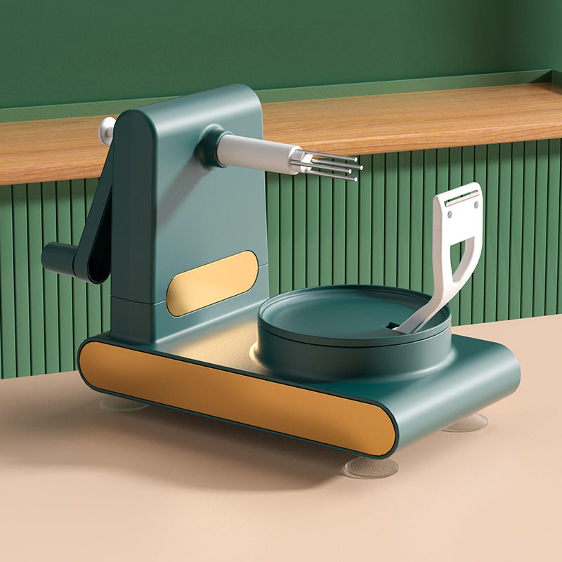 Hand-Crank Fruit Peeler Machine with Suction Base (photo 6)