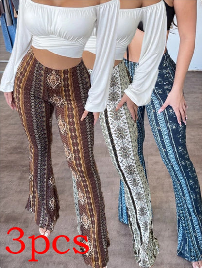 Women's Stretch Printed Slim Pants (photo 17)