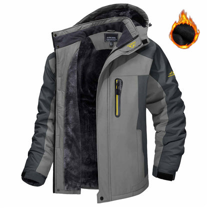 Men's Fleece-Lined Hooded Parka Jacket (photo 9)