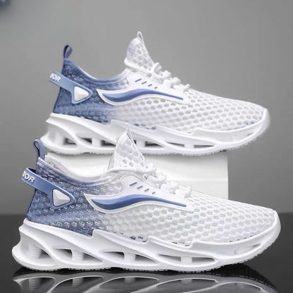 Men's Mesh Lace-Up Running Sneakers (photo 8)