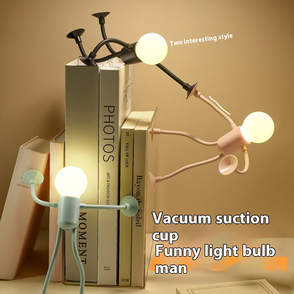 Poseable Figure Night Light with Suction Cup (photo 2)