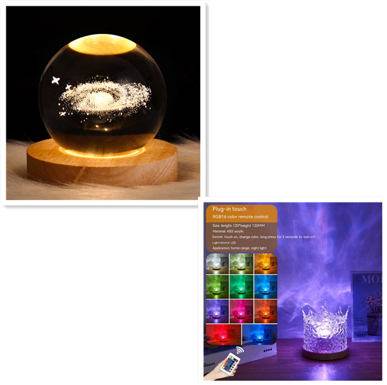 16-Color Water Ripple Projection Lamp with Remote (photo 8)