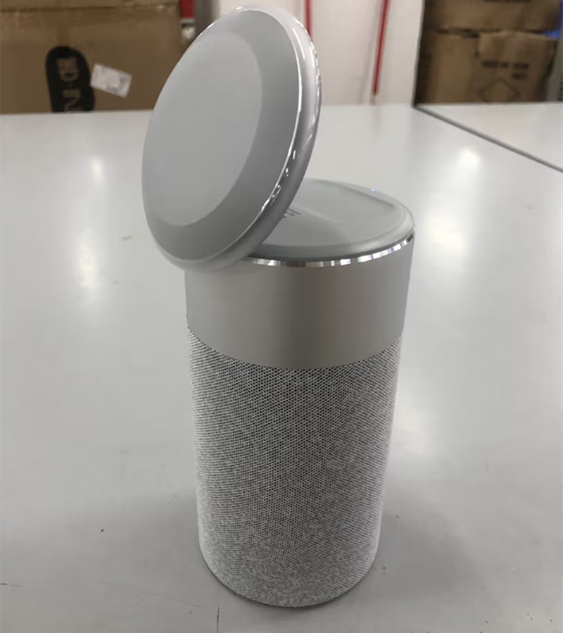 3-in-1 Bluetooth Speaker with Wireless Charger and Touch Lamp (photo 9)