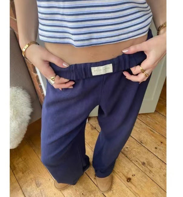Women's Striped High-Waist Wide-Leg Pants (photo 9)