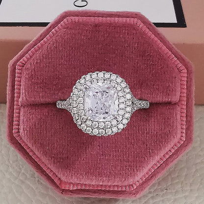 Multicolor Cubic Zirconia Statement Ring (photo 7)