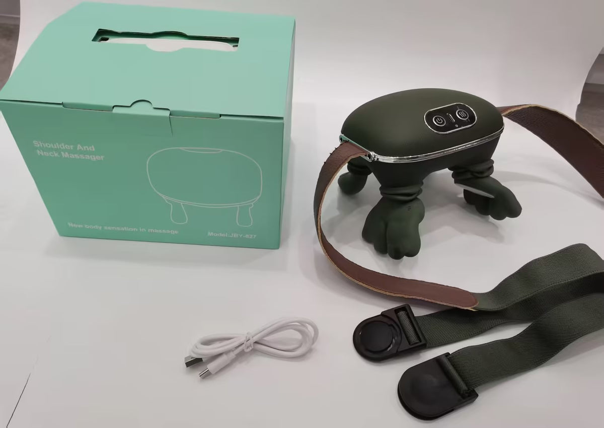 Cordless Neck and Shoulder Kneading Massager with Heat (photo 6)