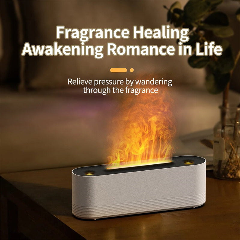 Flame Humidifier and Aroma Diffuser with 7 Colors (photo 5)