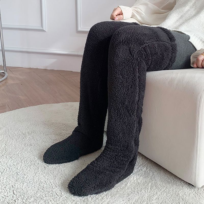 Over-the-Knee Fuzzy Long Socks (photo 40)