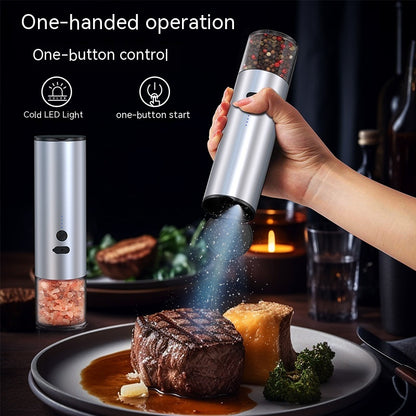 USB Rechargeable Electric Salt and Pepper Grinder