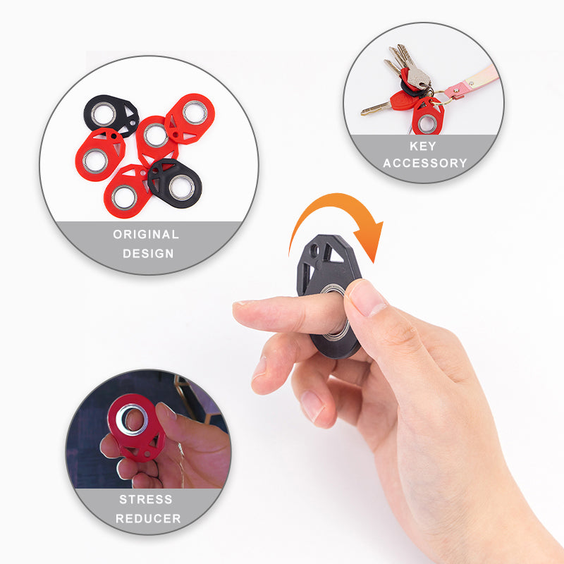 Fidget Spinner Keychain with Bottle Opener, 1, 2 or 3 Pack