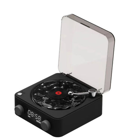 Retro Turntable-Style Bluetooth Speaker with Nature Sounds and Light (photo 15)