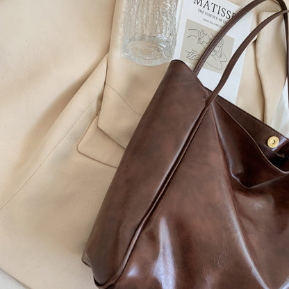 Large Soft PU Shoulder Bag (photo 4)