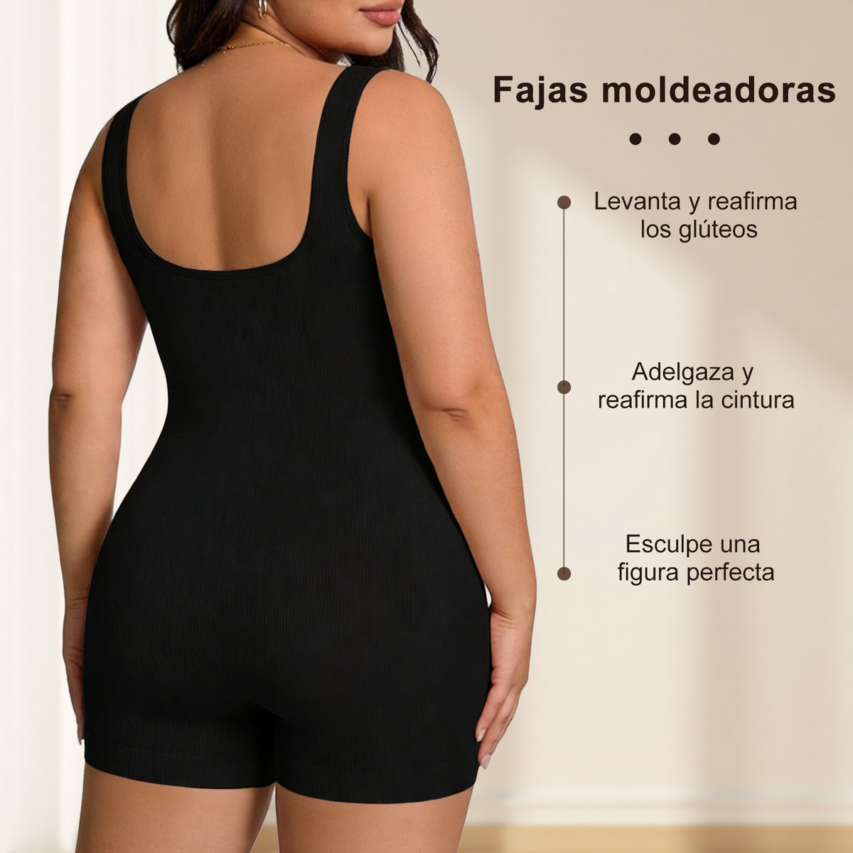 Women's Shapewear Bodysuit with Anti-Slip Bands (photo 8)