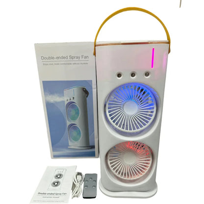 Dual-Head Mist Spray Fan with Ambient Light (photo 11)