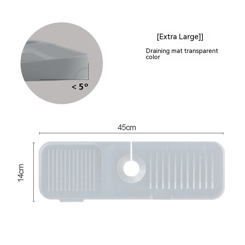 Silicone Faucet Splash Guard Mat (photo 4)