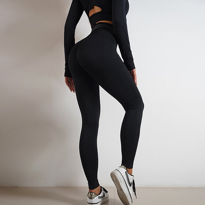 Women's Seamless Workout Leggings, Long-Sleeve Top or Set (photo 15)