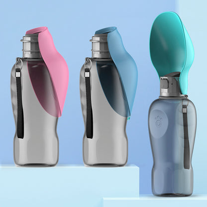 800 ml Portable Dog Water Bottle with Fold-Out Trough (photo 8)