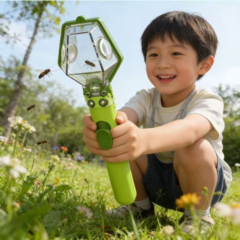 Portable Bug Catcher Viewer with Magnifier