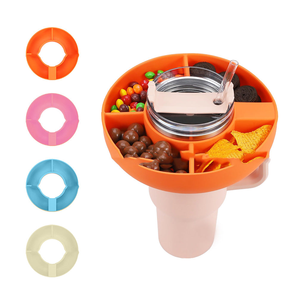 Silicone 4-Compartment Snack Ring for 40 oz Tumblers (photo 4)