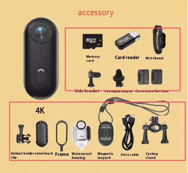 Mini Thumb-Size Action Camera with Magnetic Mount (photo 13)