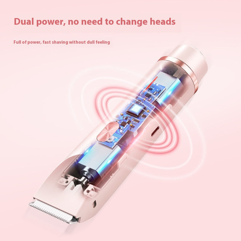 2-in-1 Women's Electric Body Hair Trimmer, Wet and Dry (photo 6)