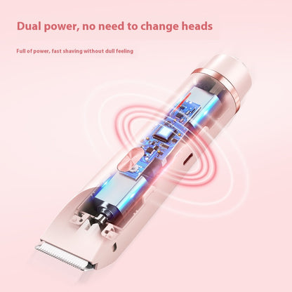 2-in-1 Women's Electric Body Hair Trimmer, Wet and Dry (photo 6)
