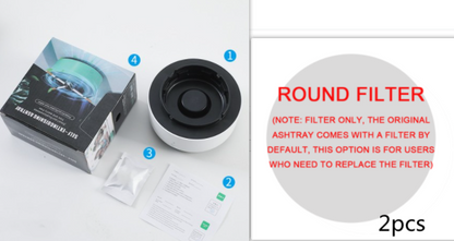 Ashtray with Built-In Fan and Replaceable Filter (photo 22)