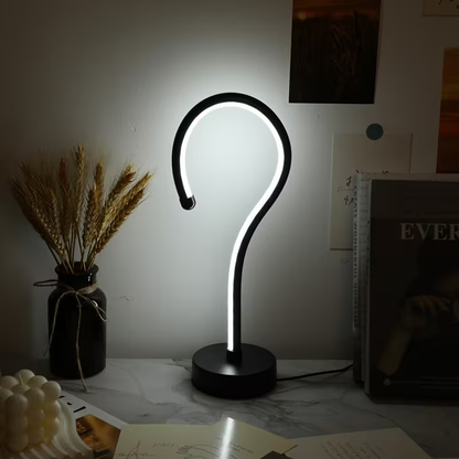 Question Mark Table Lamp, USB, 3 Color Temperatures (photo 4)