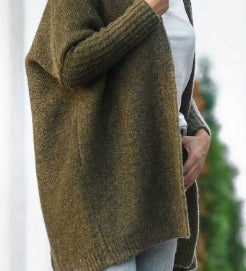 Women's Oversized Hooded Batwing Knit Cardigan (photo 18)