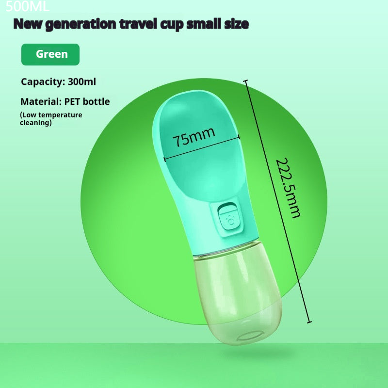 Portable Dog Water Bottle with Bowl (photo 26)