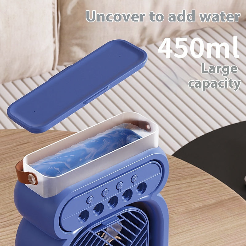 Mini Evaporative Air Cooler Fan with 7-Color Light (photo 6)