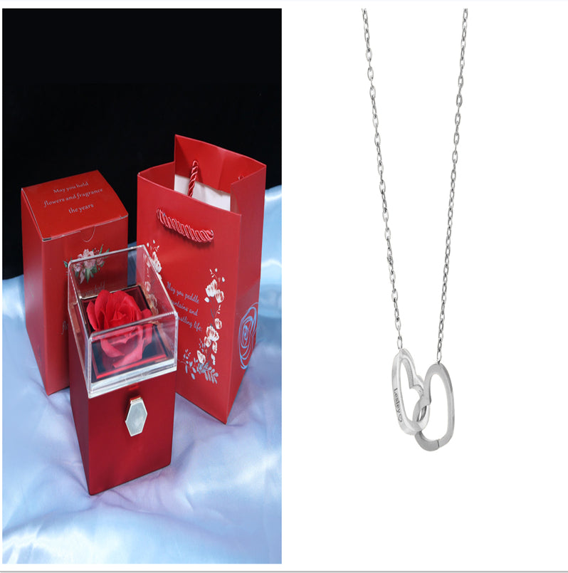Rotating Soap Rose Jewelry Gift Box (photo 30)