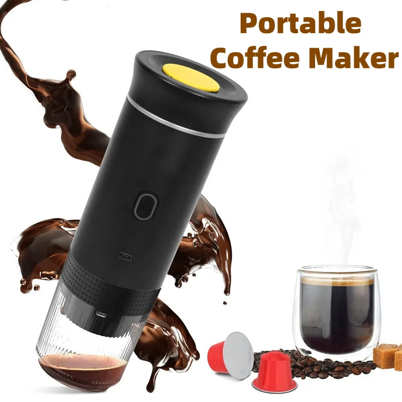 3-in-1 Portable Espresso Maker, Rechargeable