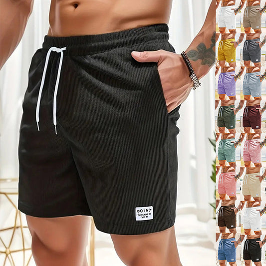 Men's Corduroy Drawstring Shorts