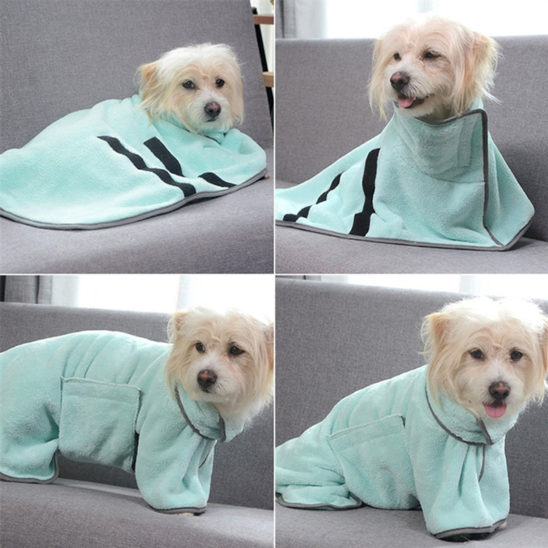 Microfiber Pet Bathrobe Towel (photo 25)