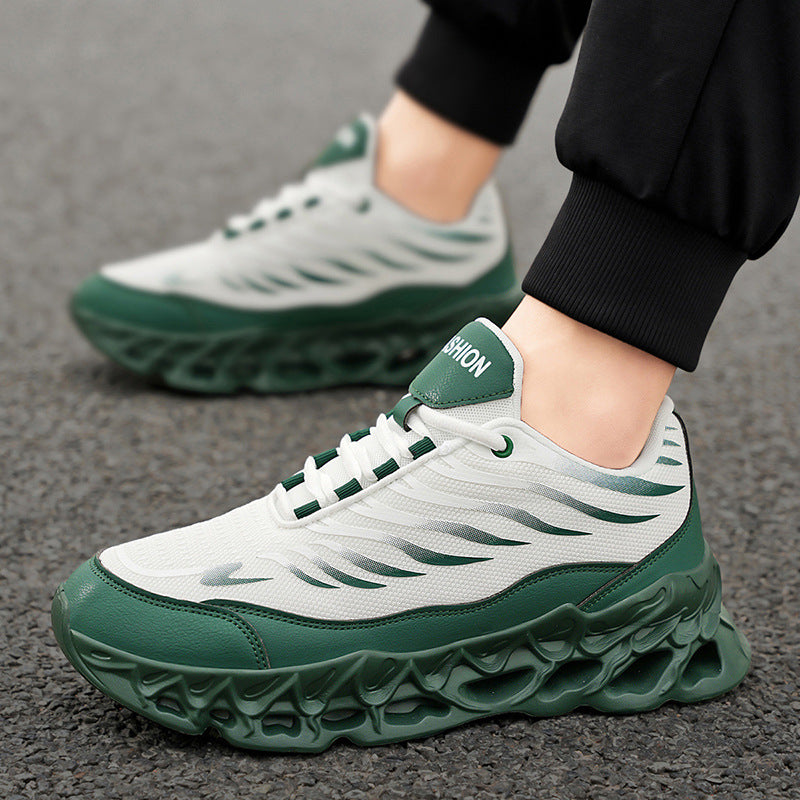 Men's Chunky Sole Lace-Up Sneakers (photo 6)