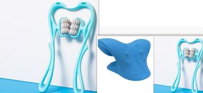 Manual Neck and Shoulder Massage Roller with Rolling Balls (photo 22)