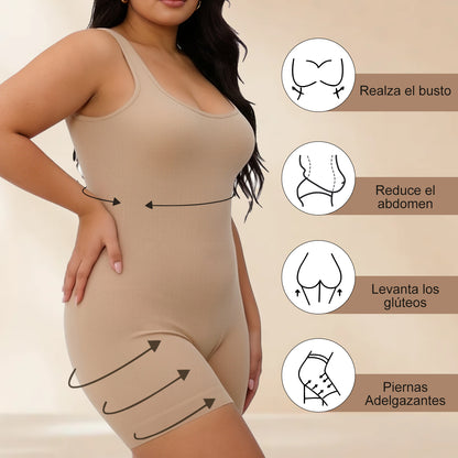 Women's Shapewear Bodysuit with Anti-Slip Bands