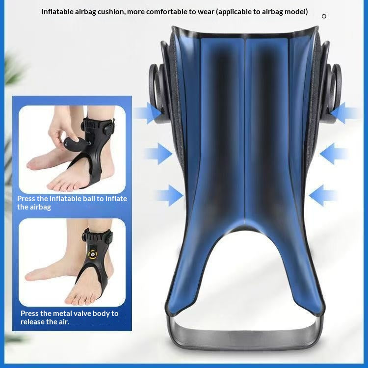 Adjustable Ankle and Foot Brace with Air Cushion and Dial Strap (photo 3)