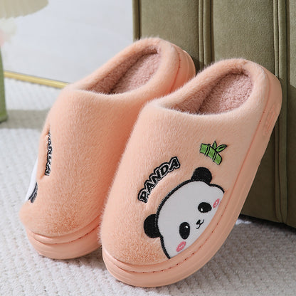 Cartoon Panda Thick-Sole House Slippers (photo 9)