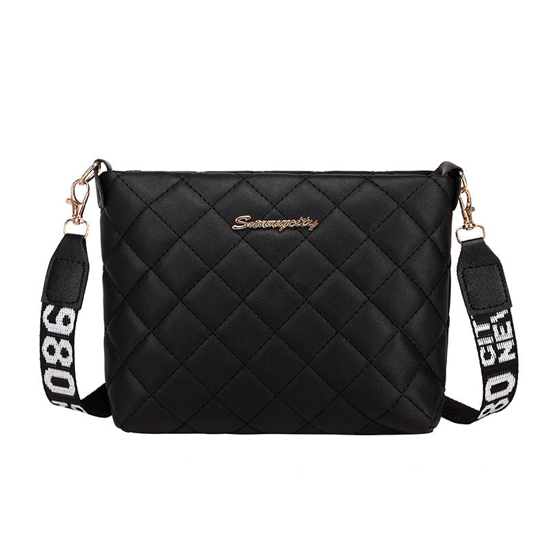 Small Quilted Crossbody Bag with Chain Strap (photo 6)