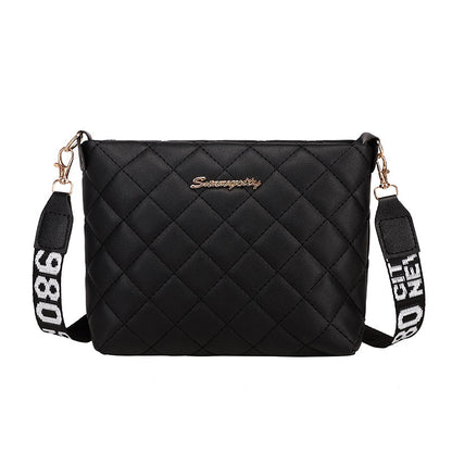 Small Quilted Crossbody Bag with Chain Strap (photo 6)