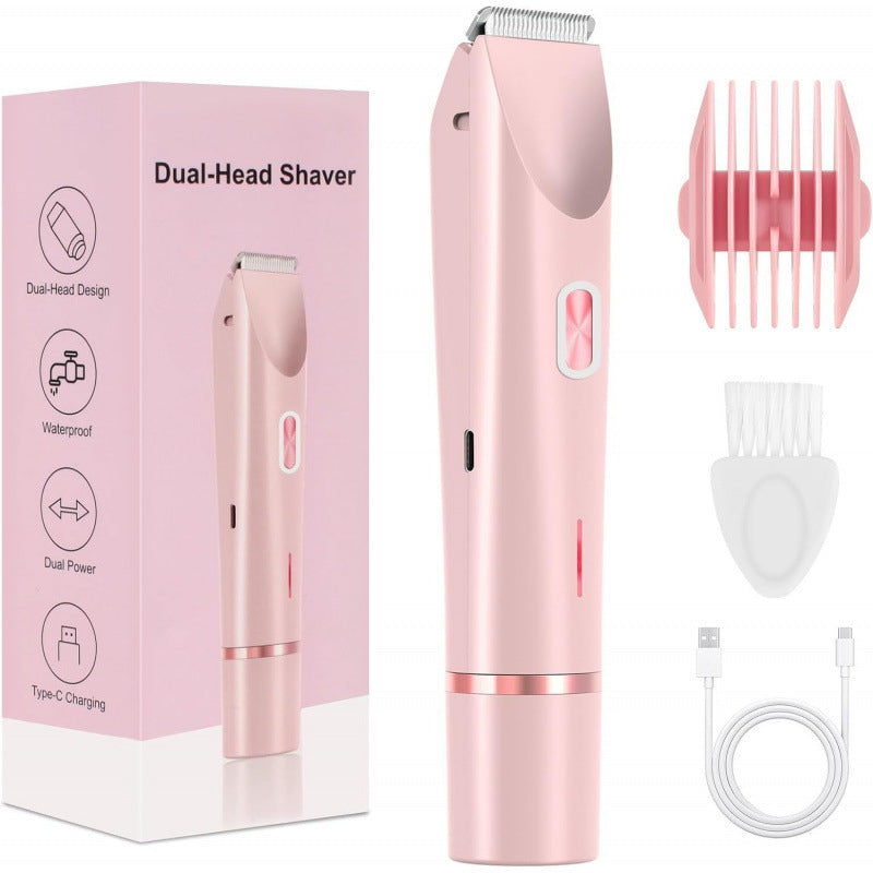 2-in-1 Women's Electric Body Hair Trimmer, Wet and Dry (photo 29)