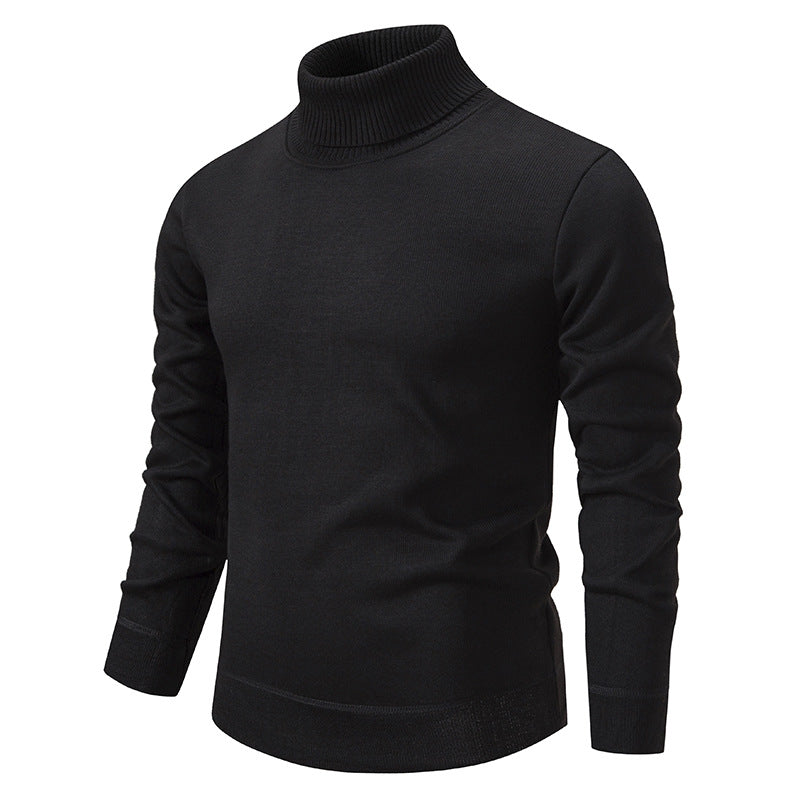 Men's Fleece-Lined Turtleneck Sweater (photo 2)
