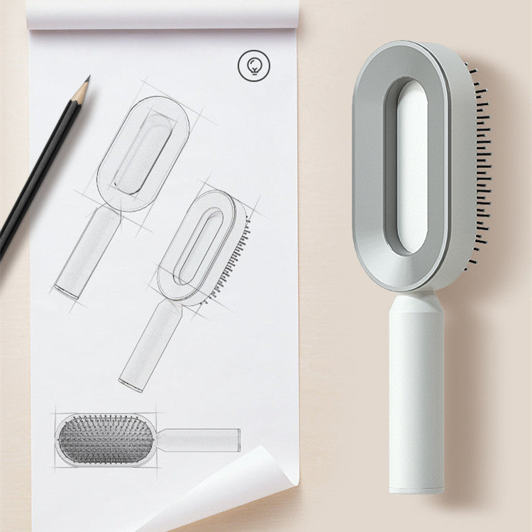 Self-Cleaning Air Cushion Hair Brush (photo 6)