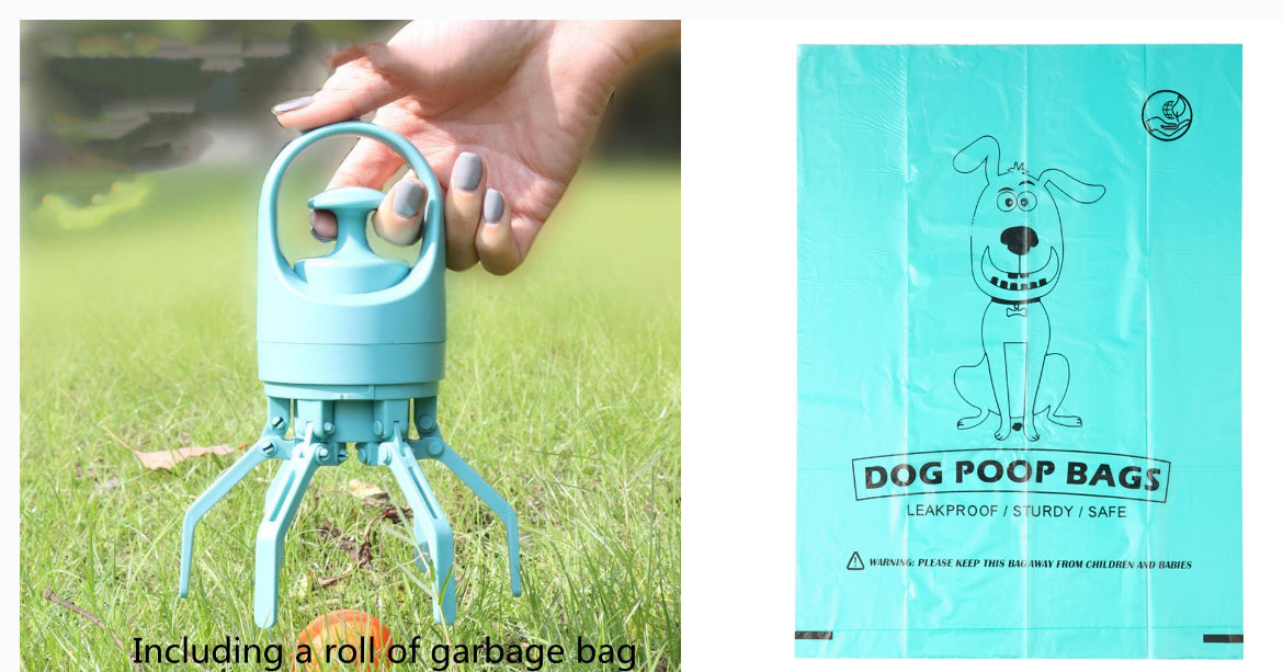 Dog Poop Scooper with Built-In Bag Dispenser (photo 31)