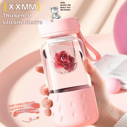 Glass Tea Infuser Tumbler with Magnetic Filter, 500 ml (photo 2)