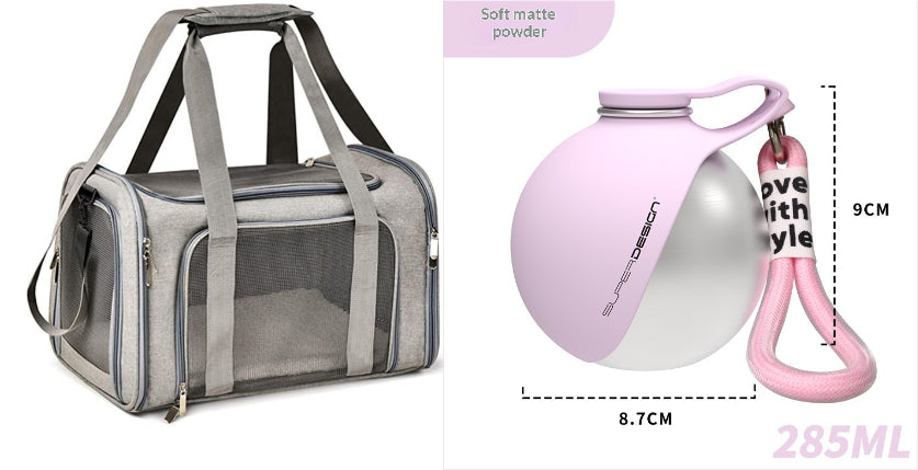 Portable Dog Water Bottle with Waste Bag Dispenser (photo 21)