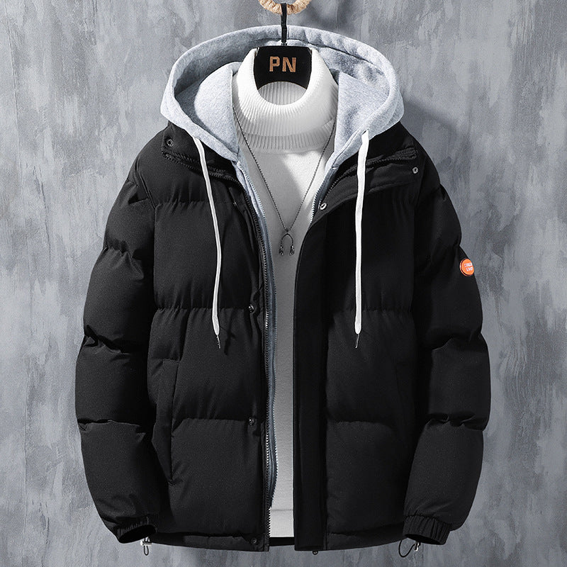 Men's Hooded Padded Winter Jacket (photo 7)