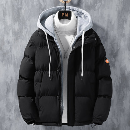 Men's Hooded Padded Winter Jacket (photo 7)